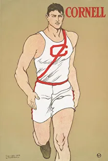 Early 20th Century Sportswear Drucke: Cornell, c1908. Creator: Edward Penfield