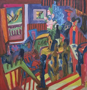 Ernst Ludwig Kirchner Drucke: Corner of the studio, 1920. Creator: Kirchner, Ernst Ludwig (1880-1938)