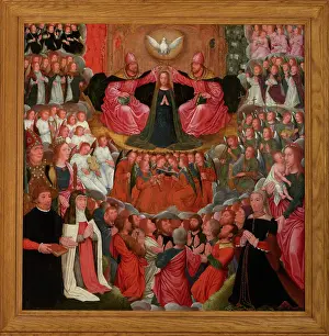 Coronation Of Mary Drucke: The Coronation of the Virgin, 1640s. Creator: Unknown