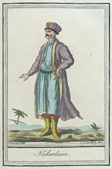 Kostüme von verschiedenen Ländern, Kabardiernei 1797. Erfinder: Jacques Grasset de Saint-Sauveur und LF Labrousse