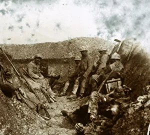 Nach Gegenangriff 1914 - 1918