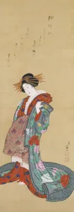 Katsushika Hokusai Masterpiece Drucke: Courtesan