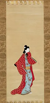 Applied Arts Of Asia Drucke: Courtesan, 1750 / 75. Creator: Unknown