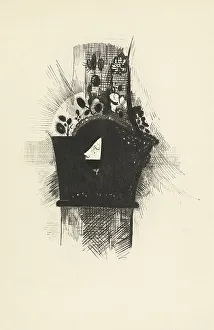 Odilon Redon Art Drucke: Couverture - Frontispiece, 1890. Creator: Odilon Redon