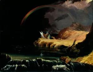 Jewish Religious Art Drucke: The Covenant, c. 1843. Creator: Unknown