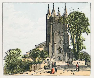 English Church Buildings Drucke: Croydon, c1910