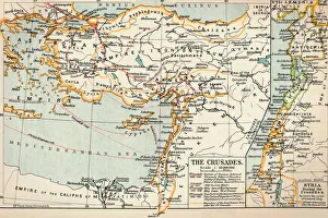 Roman Catholicism Art Drucke: The Crusades, c1906, (1907)