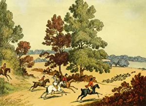 Foxhunting In Britain Drucke: In Full Cry, (1941). Creator: W. Howitt