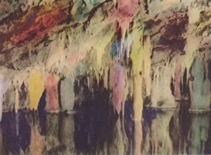 Oceania Geographical Features Drucke: Crystal Cave, Yanchep, c1947. Creator: Unknown
