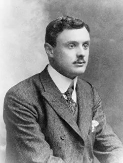 Monochrome Portrait Of A Man Drucke: CS Rolls