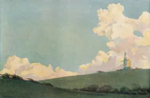 Blue Sky Concept Image Drucke: The Cumulus Cloud, c1888-1925, (1925). Artist: Victor Wyatt Burnand