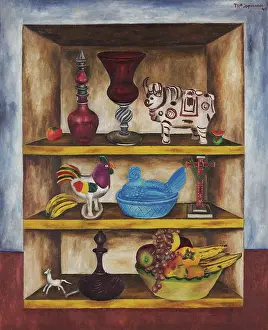 Künstler Drucke: Das Schrank, 1947. Künstler: Izquierdo, Maria (1902-1955)