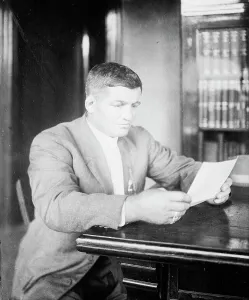 American Boxer Drucke: Cyclone Johnny Thompson, between c1910 and c1915. Creator: Bain News Service