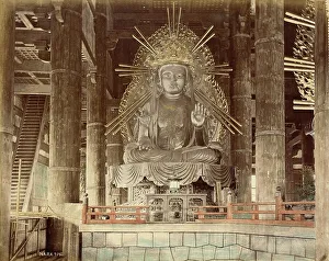 Unknown Artist Heritage Artwork Drucke: Daibutsu, 1865. Creator: Unknown