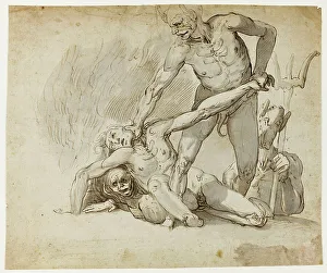 English Heritage Art Collection Drucke: The Damned in Hell, n.d. Creator: Unknown