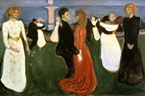 Drucke von Die Tanz des Lebens, 1899 - 1900. Aus der Sammlung des Nasjonalgalleriets in Oslo Edvard Munch Drucke: Die Tanz des Lebens, 1899-1900. Künstler: Edvard Munch