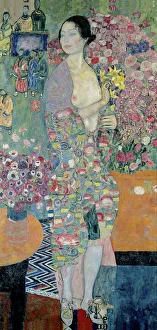 Drucke von Der Tänzer, um 1916-1918. Aus einer privaten Sammlung Gustav Klimt Drucke: Die Tänzerin, um 1916 - 1918. Künstler: Klimt, Gustav (1862 - 1918)