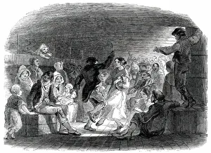 Tanzend zwischen Decks, 1850. Künstler: Unbekannt.