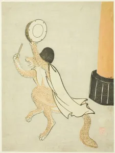 Der Tanzende Vögelmann, 1766. Schöpfer unbekannt