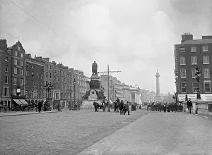Irish Heritage Images Drucke: Daniel O'Connell statue, Dublin