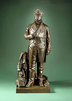 Heritage Art In The USA Drucke: Daniel Webster, Modeled 1853. Creator: Thomas Ball
