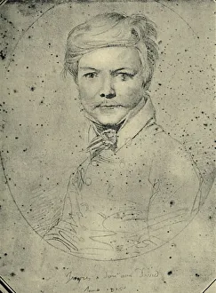 French Sculptor Portrait Drucke: David D Angers, 1815, (1903). Creator: Unknown