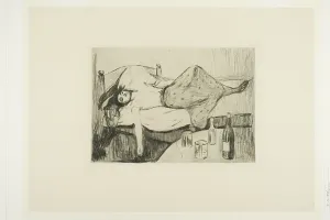 Drucke von Der Tag danach, 1894 Edvard Munch Drucke: Der Tag nach dem Feuer, 1893/94 (Kreier): Edvard Munch