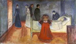 Drucke von Die tote Mutter und das Kind, 1897-1899 Edvard Munch Drucke: Die tote Mutter und das Kind, 1897-1899. Künstler: Edvard Munch