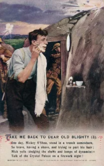 Vintage War Posters UK Drucke: Take Me Back To Dear Old Blighty (3), c1916