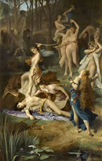 Ovid Metamorphoses Illustration Drucke: Death of Orpheus