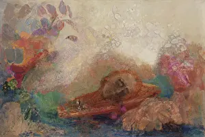 Odilon Redon Artwork Drucke: The Death of Orpheus, c1908-1910. Creator: Redon, Odilon (1840-1916)