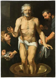 Anonymous Artwork Drucke: The Death of Seneca. Creator: Anon