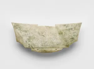 Zeremonielle Verzierung für ein dekoratives Kombenschmuckstück aus der späten Steinzeit (Neolithikum), umgangssprachlich als "Schmuckkamm", Ende des Neolithikums, ca. 3300-2250 v. Chr
