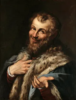 Demokritos um 1596 Künstler: Carracci, Agostino (1557 - 1602)