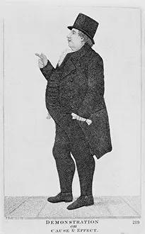Gerahmter Druck : Protest oder Ursache und Wirkung, 1817 Gerahmter Druck : Protest oder Ursache und Wirkung, 1817