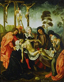 Absetzung vom Kreuz, nach Van der Weyden. Ersteller unbekannt