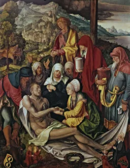 Albrecht Durer Painting Drucke: The Descent from the Cross, by Albert Durero