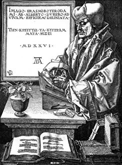 "Desiderius Erasmus, niederländischer Autor und Gelehrter des Humanismus", 1893