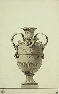 Dutch Art Heritage Drucke: Design for a Clock, n.d. Creator: Simon Schynvoot