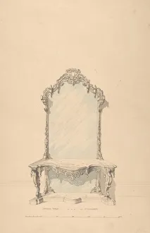 Entwurf für ein Konsoletisch, 1850-1904. Ersteller: Robert William Hume