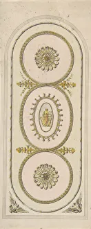 Entwurf für ein Paneel, 1748-92. Schöpfer unbekannt