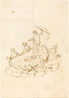 Italian Heritage Art Gallery Drucke: A Design for a Saltcellar. Creator: Unknown