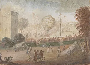 Entwürfe für Decke und vier Seiten eines Schnupfdeckels mit Szenerien, die den Aufstieg darstellen
