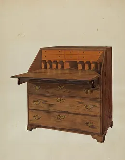 Schreibtisch, um 1936 von Fred Weiss entstanden