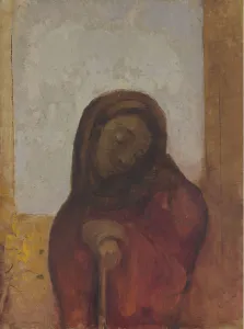 Odilon Redon Paintings Drucke: Despair (Suffering), 1882