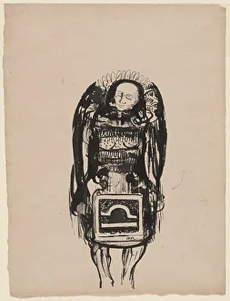 Der Teufel, 1896-1900. Ersteller: Odilon Redon
