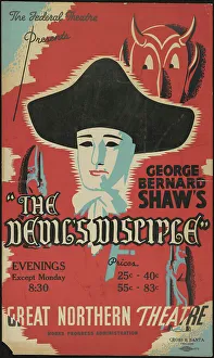 George Bernard Shaw Plays Drucke: The Devil's Disciple, Chicago, 1937. Creator: Unknown