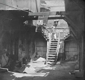 Der Teufelskeller in Chinesenstadt, San Francisco zwischen 1896 und 1906. Erfinder: Arnold Genthe