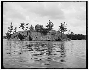 American Geology Drucke: Devil's Oven, Thousand Islands, (1902?). Creator: William H. Jackson