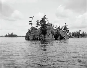 New York State Geography Drucke: Devil's Oven, Thousand Islands, N.Y. (1902?). Creator: Unknown